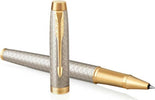 Roller IM Premium Grey Metal Chiselled - punta M - Parker Cancelleria e prodotti per ufficio/Penne matite scrittura e correzione/Matite/Portamine Eurocartuccia - Pavullo, Commerciovirtuoso.it