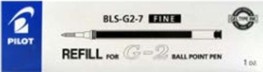 Roller refill Inkgel BLS G2 7 - a sfera - punta 0 7 mm - nero - Pilot [multipack] 12 pezzi Cancelleria e prodotti per ufficio/Penne matite scrittura e correzione/Penne e ricariche/Ricariche penne Eurocartuccia - Pavullo, Commerciovirtuoso.it