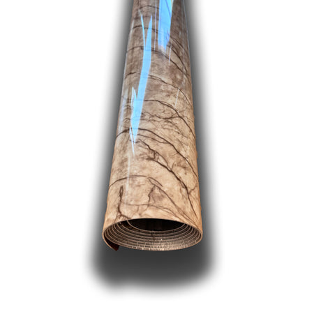 Rotolo da 3,6mq Rivestimento AUTOADESIVO in SXP thermo/acustico MARMO LUCIDO HI-RES 1200x3000x2,5mm HYDRO. Col. 358-15