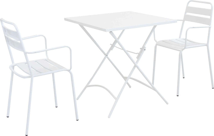 ROMANUS---set-tavolo-da-giardino-pieghevole-salvaspazio-70x70-compreso-di-2-poltrone-in-ferro-Bianco-Milani-Home