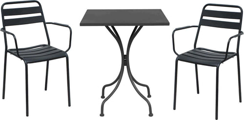 ROMANUS---set-tavolo-in-metallo-cm-60x60x72-h-con-2-sedute-Grigio-scuro-Milani-Home