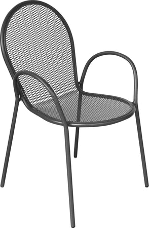 ROMANUS---set-tavolo-in-metallo-cm-60x60x72-h-con-2-sedute-Grigio-scuro-Milani-Home