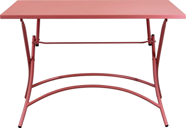 ROMANUS---tavolo-da-giardino-pieghevole-in-ferro-110x70-Rosso-Corallo-Milani-Home