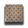 Piastrelle 3D Autoadesive in PET acustiche e isolanti 30x30cm (4mm spessore) TRIANGOLI ORO ARGENTO