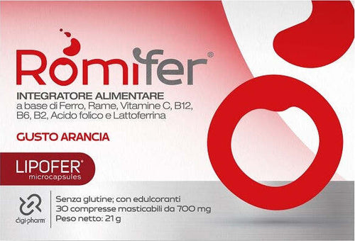 ROMIFER-30-COMPRESSE-MASTICABILI-GUSTO-ARANCIA