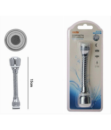Rompigetto Aeratore Per Rubinetto Lavello Cucina Cromato Flessibile 15 Cm 69252