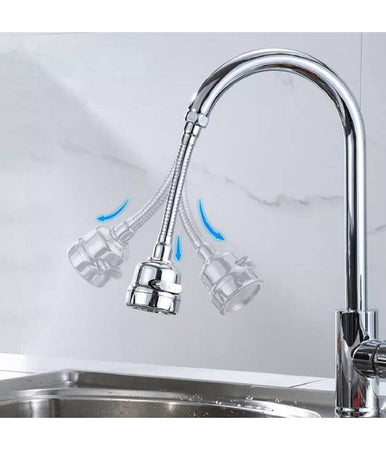 Rompigetto Flessibile A Doccetta Per Rubinetto Areatore Doccino 3 Getti Ab-j309