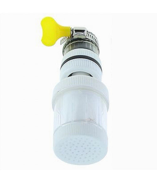 Rompigetto Per Rubinetto Filtro Acqua Lavello Per Bagno Cucina Bianco 11cm 87488