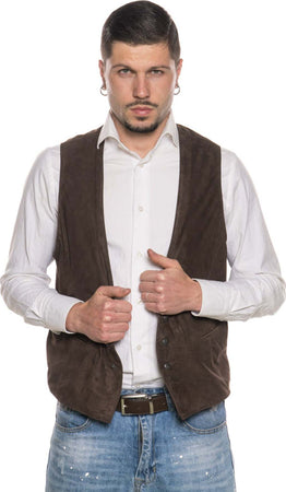 Ron---Gilet-Uomo-Testa-di-Moro-in-vera-Pelle-Scamosciata