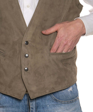Ron---Gilet-Uomo-Tortora-in-vero-Camoscio