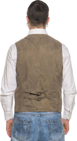 Ron---Gilet-Uomo-Tortora-in-vero-Camoscio