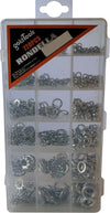 RONDELLE BLOCCAGGIO KIT 720 PZ VARIE MISURE DISTANZIATORI PIATTE IN ACCIAIO Fai da te/Ferramenta/Chiodi viti ed elementi di fissaggio/Rondelle/Rondelle piatte Trade Shop italia - Napoli, Commerciovirtuoso.it