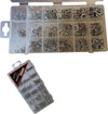 Rondelle-Bloccaggio-Kit-720-Pz-Varie-Misure-Distanziatori-Piatte-In-Acciaio