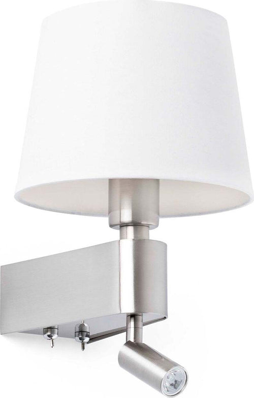 ROOM Lampada da parete bianca con lettore LED Illuminazione/Illuminazione per interni/Illuminazioni per pareti/Applique Led Mall Home - Napoli, Commerciovirtuoso.it