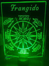 ROSA DEI VENTI PERSONALIZZATA LAMPADA IN PLEXIGLASS A LED LUCE RGB IDEA REGALO