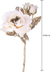 Rosa Inglese Crema con glitter in materiale sintetico decorazione floreale da 48 cm Casa e cucina/Decorazioni per interni/Addobbi e decorazioni per ricorrenze/Decorazioni natalizie/Ghirlande e corone MagiediNatale.it - Altamura, Commerciovirtuoso.it