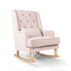 Poltrona Rocking Seat Royal Rocker Blush Pink/Natural Legs