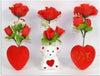 Rosa Rossa Artificiale Con Cuore Orsetto Box Regalo Per San Valentino 3 Mod Ass Casa e cucina/Decorazioni per interni/Piante e fiori artificiali/Fiori artificiali Trade Shop italia - Napoli, Commerciovirtuoso.it