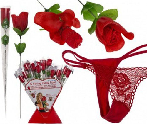 Rosa Rossa Con Mutandina Rossa Dentro Gadget Scherzo per Adulti Addio Al Celibato Nubilato Sexy Party Salute e cura della persona/Erotismo e contraccezione/Sex toys/Gadget per addio al nubilato e al celibato Kondorama - Martinsicuro, Commerciovirtuoso.it