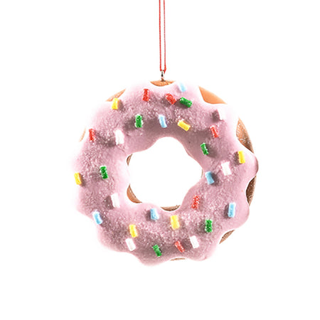 Pendente per albero di Natale Ciambella in argilla morbida da 8 cm