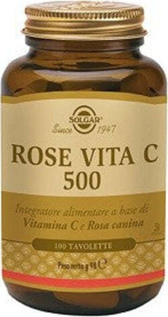 ROSE-VITA-C-500-integratore-alimentare-100-tavolette-Solgar