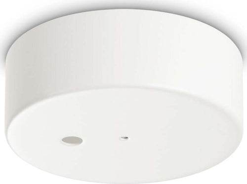 Rosone-Contemporaneo-Metallo-Bianco-1-Luce