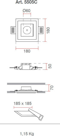 Rosone-gesso-Belfiore-9010-AIRONE-5505C-accessorio-controsoffitto-cartongesso