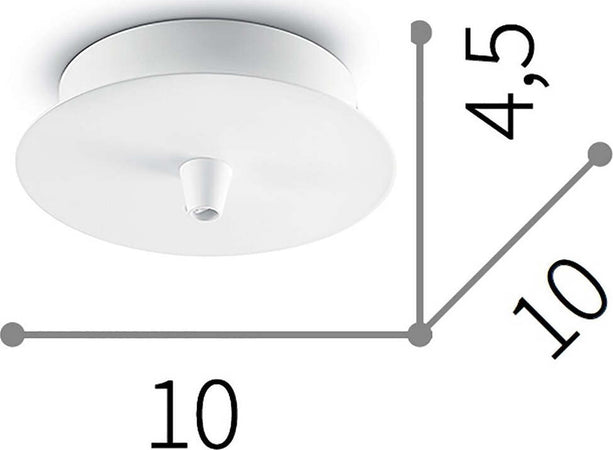 Rosone-Ideal-Lux-RONDO-122823-moderna-metallo-bianco-soffitto-parete