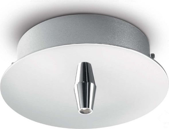 Rosone-Ideal-Lux-RONDO-122830-moderna-metallo-cromato-soffitto-parete