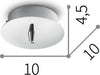 Rosone-Ideal-Lux-RONDO-122830-moderna-metallo-cromato-soffitto-parete