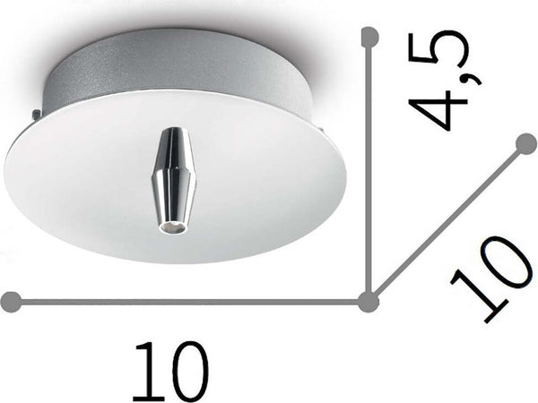 Rosone-Ideal-Lux-RONDO-122830-moderna-metallo-cromato-soffitto-parete