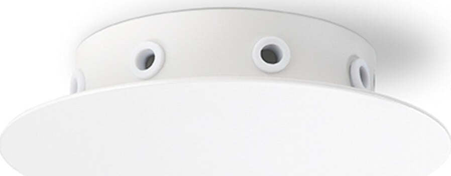 Rosone-metallo-multicavo-Perenz-6255-accessorio-moderno-soffitto-parete-8-fori