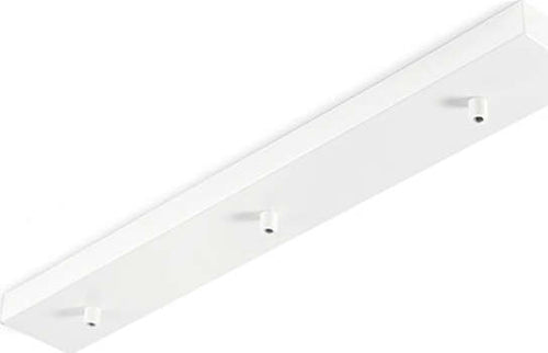 Rosone-Rettangolare-Multicavo-Metallo-Bianco-Opaco-3-Fori
