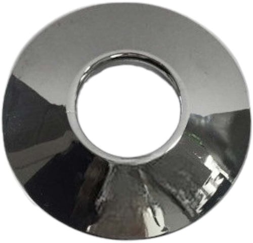 Rosone, rosetta cromata in abs diametro interno 3 cm