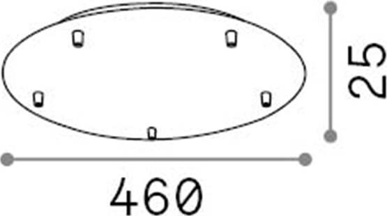 Rosone-Standard-All-In-Metallo-Nero-5-Luci