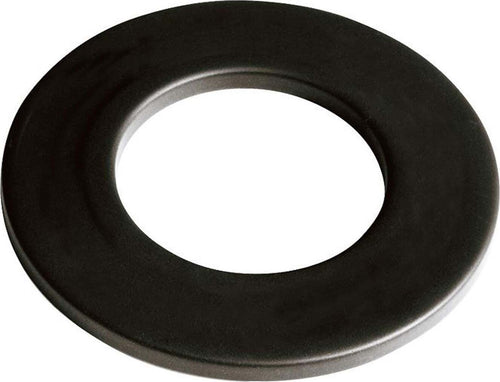 Rosone tondo in acciaio nero, Anello di chiusura per canna fumaria stufa a pellet e legna 80 mm