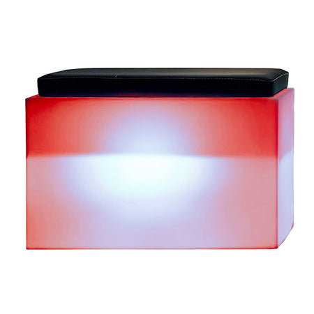 Poltroncina luminosa Roomy Bright con led pouf "Made in Italy" per esterno