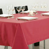 Tovaglia nataliza da 250 x 145 cm, decorazione in plastica, tinta unita