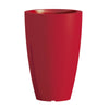 Vaso Cromia Prisma rotondo decorazione in resina Made in Italy da h 50 cm