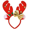 Cerchietto per capelli con corna di Renna, accessorio natalizio da 24 x 25 cm