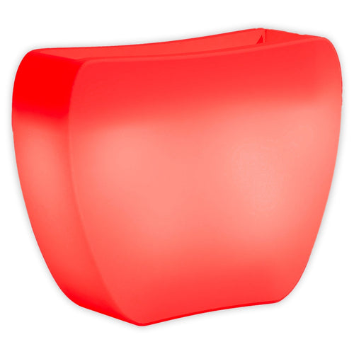 Vaso luminoso Heart Bright con led decorazione Made in Italy per esterno