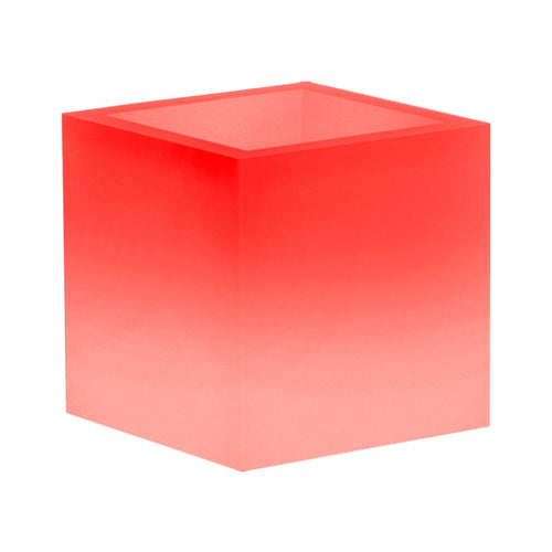 Vaso luminoso Cube per decorazione esterno e giardino Made in Italy