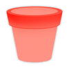 Vaso luminoso Gemma Bright rotondo con led lanterna decorazione Made in Italy per esterno