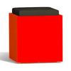 Poltroncina luminosa Square Bright quadrata con led pouf Made in Italy per esterno