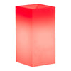 Vaso luminoso Cube per decorazione esterno e giardino Made in Italy