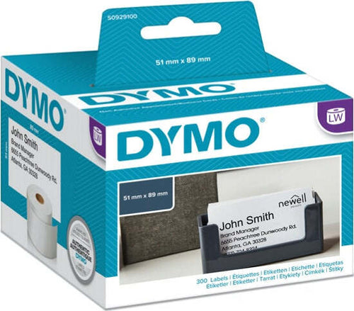 Rotolo 300 etichette LW S0929100 - 51x89 mm - non adesivo - per badge - bianco - Dymo Cancelleria e prodotti per ufficio/Elettronica per ufficio/Accessori/Accessori per etichettatrici Eurocartuccia - Pavullo, Commerciovirtuoso.it