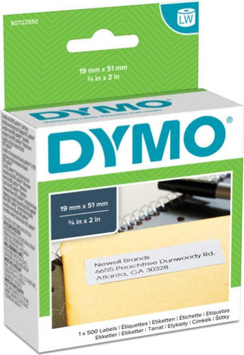 Rotolo 500 etichette LW 113550 - 19x51 mm - multiuso rimovibile - bianco - Dymo Cancelleria e prodotti per ufficio/Elettronica per ufficio/Accessori/Accessori per etichettatrici Eurocartuccia - Pavullo, Commerciovirtuoso.it