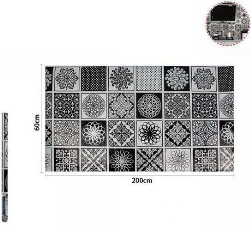 Rotolo Adesivo Muri Parete Carta Da Parati Adesiva 60cmx2mt Maioliche Nere 70858 Casa e cucina/Decorazioni per interni/Accessori decorativi/Sticker decorativi/Adesivi e murali da parete/Adesivi da parete Trade Shop italia - Napoli, Commerciovirtuoso.it