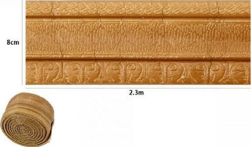 Rotolo Carta Adesiva Per Parati Mobili Greca Stampa 3d Bronzo 8cm X 2.3mt 69223 Casa, arredamento e bricolage > Accessori Casa > Stickers e Adesivi Trade Shop italia - Napoli, Commerciovirtuoso.it