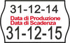 Rotolo da 1000 etichette a onda per Printex Smart 16-2616 - DATA PRODUZIONE - DATA SCADENZA - 26x16 mm - adesivo permanente - bianco - Printex - pack 10 rotoli Cancelleria e prodotti per ufficio/Archivio ufficio e accessori per scrivania/Etichette divisori per schedario e timbri/Etichette ed etichette adesive/Etichette per prezzatrici Eurocartuccia - Pavullo, Commerciovirtuoso.it